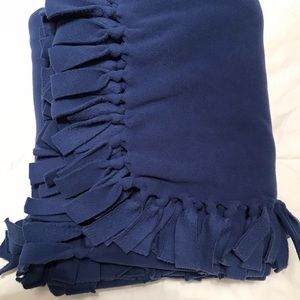 Queen size fleece tie blanket